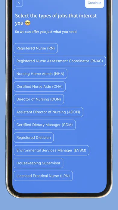 Tangkapan skrin DOR Staffing