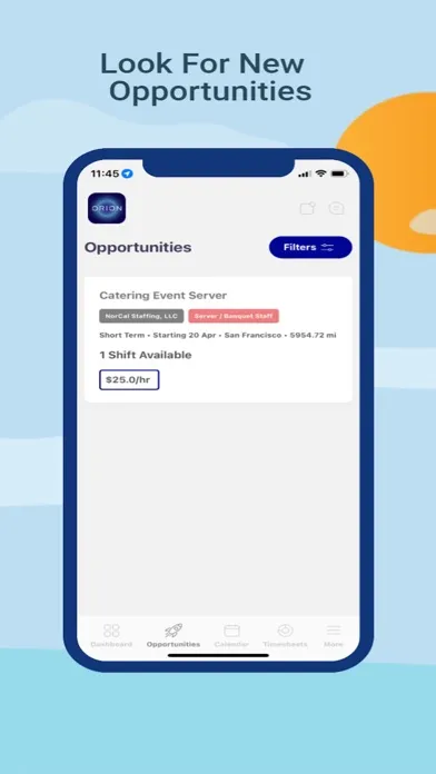 Orion Staffing Solutions Screenshots