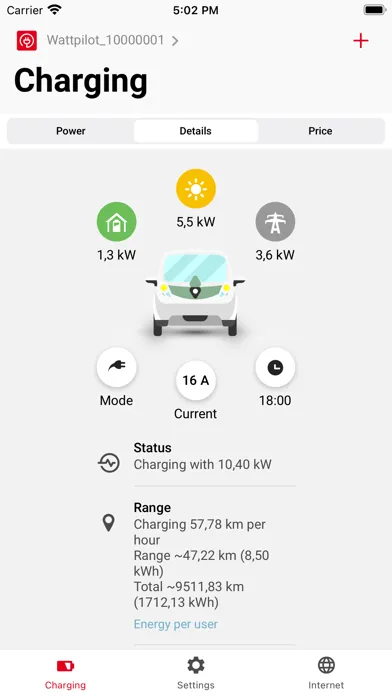 Fronius Solar.wattpilot Screenshots