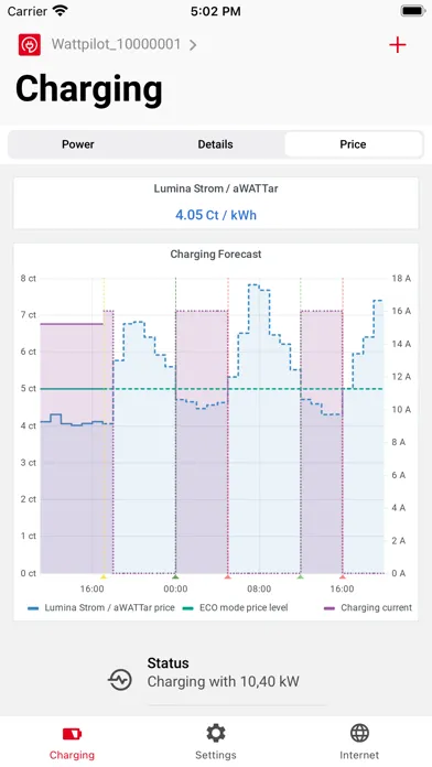 Fronius Solar.wattpilot Screenshots