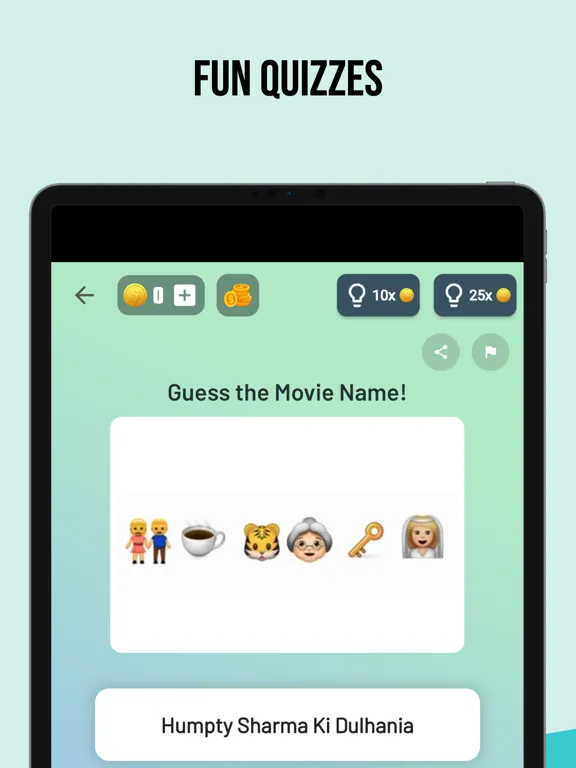 Bollywood Quiz - Movie Game iPad  스크린샷