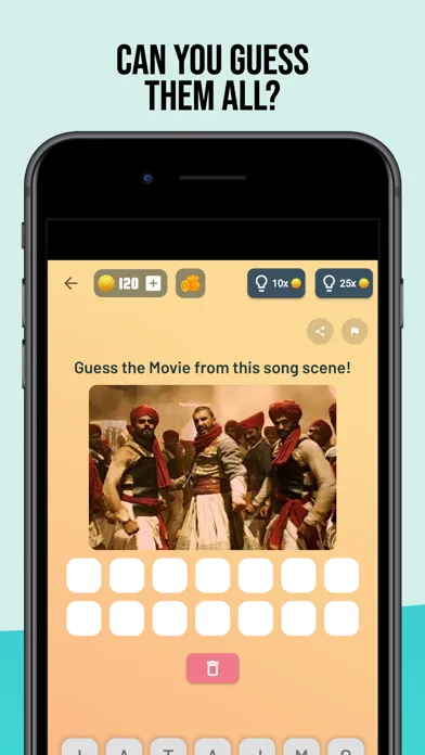 Bollywood Quiz - Movie Game 스크린샷
