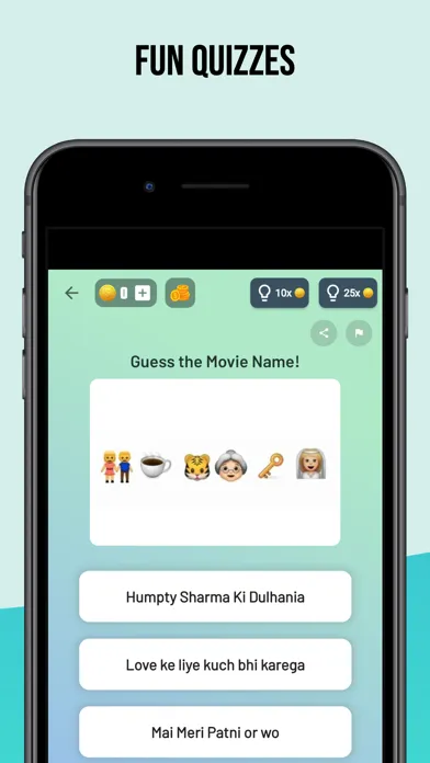 Bollywood Quiz - Movie Game 스크린샷