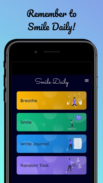 Smile Daily: Mental Health App سکرین شاٹس