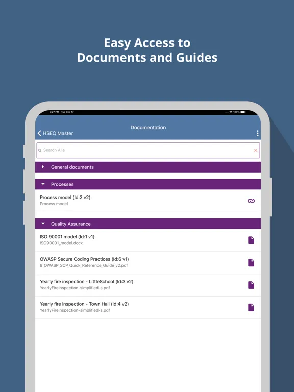 safetyNet / HSEQ Master iPad 应用截图