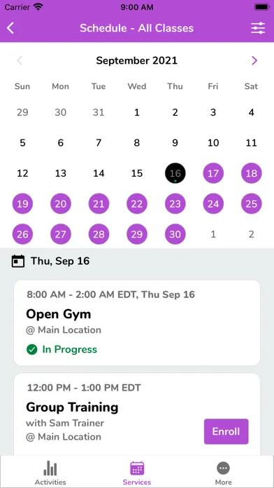 Скриншоты Pilates V Studios
