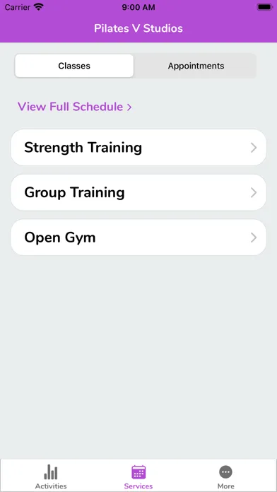 Скриншоты Pilates V Studios
