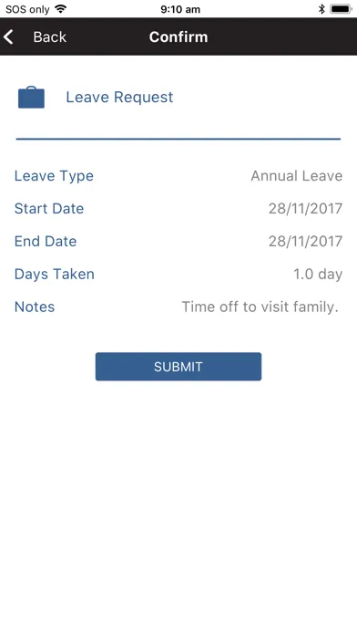Mobile HR應用截圖