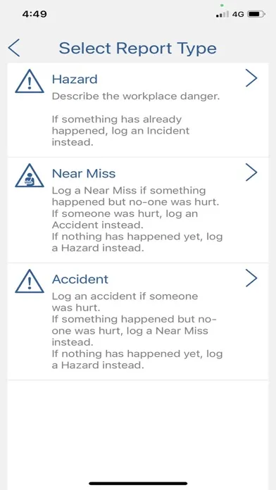 Workplace H&S Screenshots