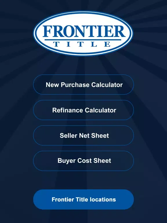 صور Frontier Title Calculator iPad 
