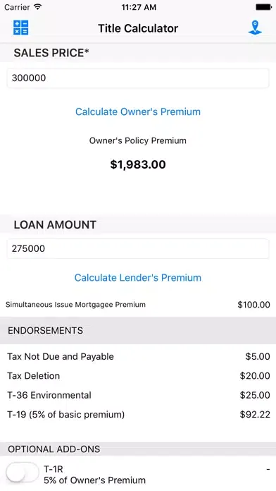 صور Frontier Title Calculator