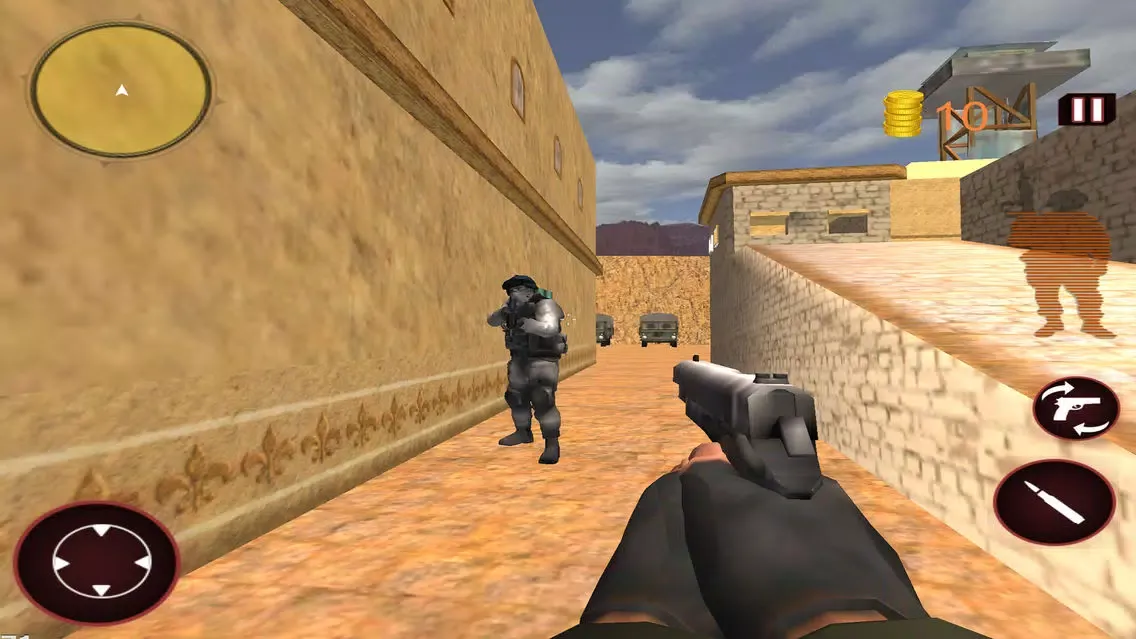 Tangkapan skrin Frontline US Army Commando