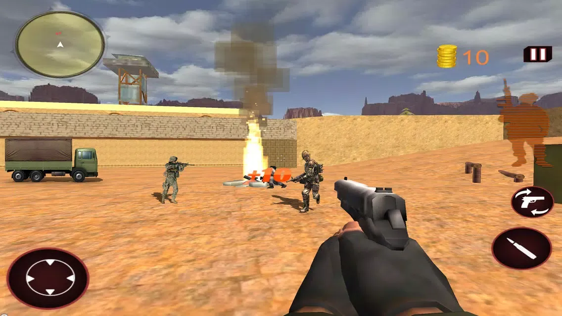 Tangkapan skrin Frontline US Army Commando