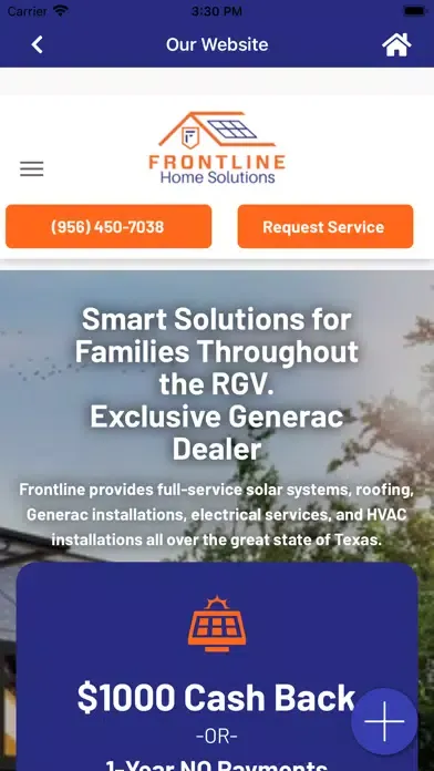 Captures d'écran de Frontline Home Solutions
