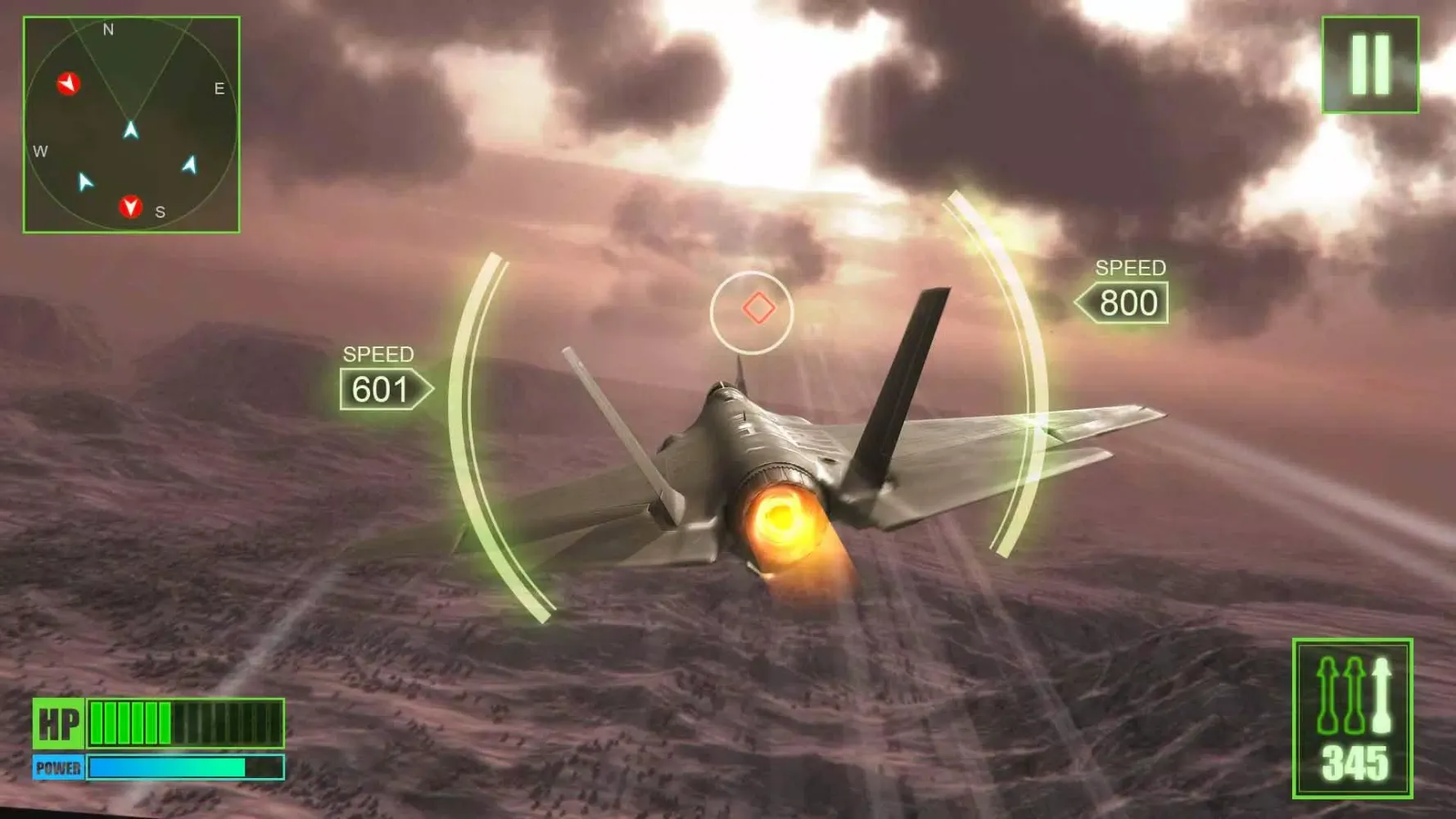 Ảnh chụp màn hình của Frontline Warplanes