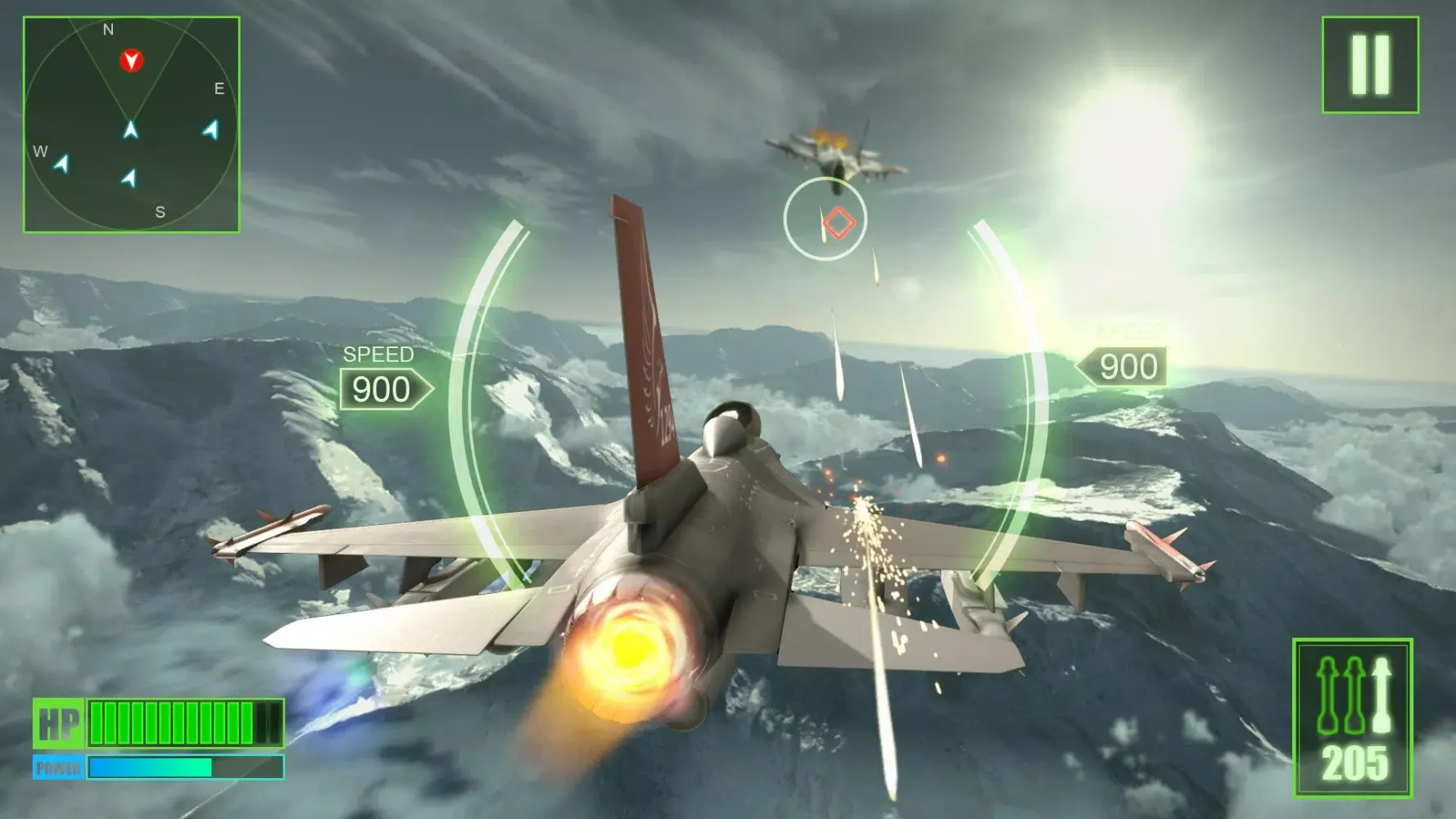 Ảnh chụp màn hình của Frontline Warplanes