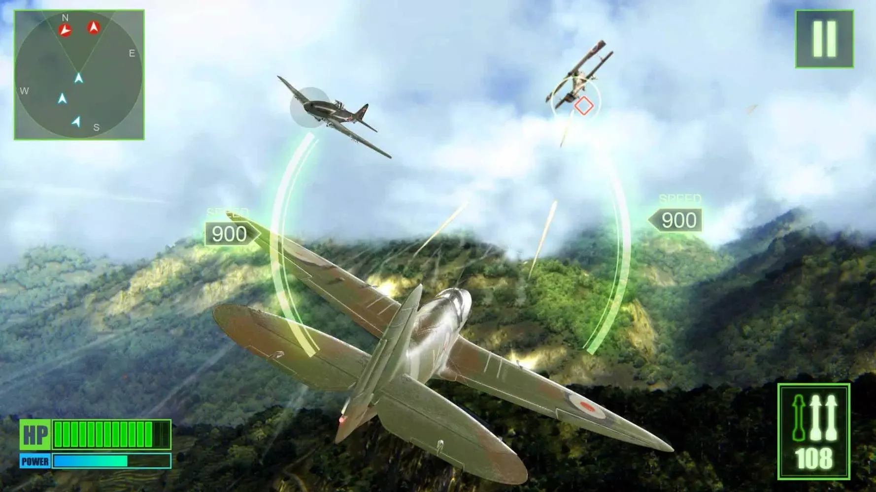 Ảnh chụp màn hình của Frontline Warplanes