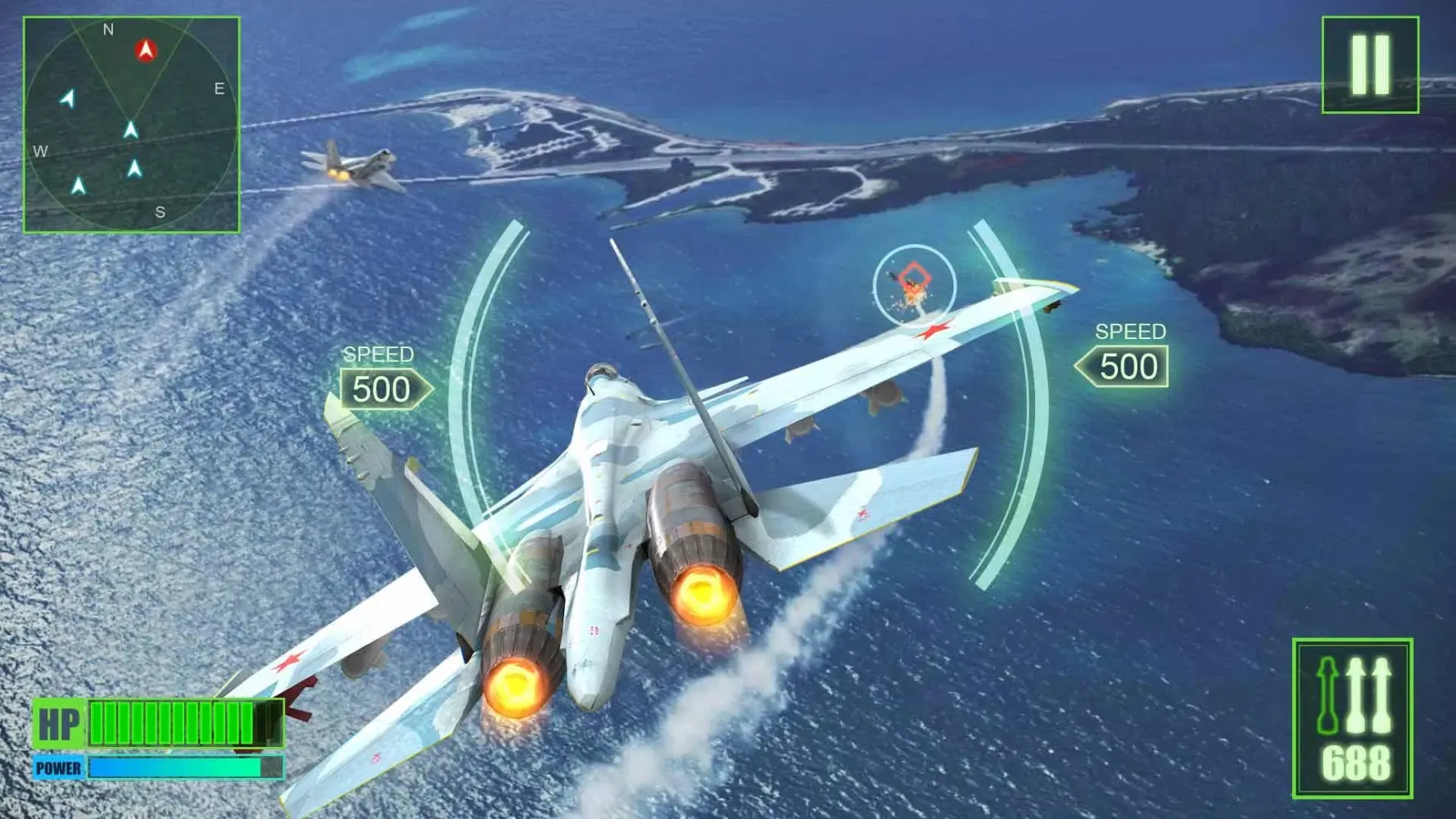 Ảnh chụp màn hình của Frontline Warplanes
