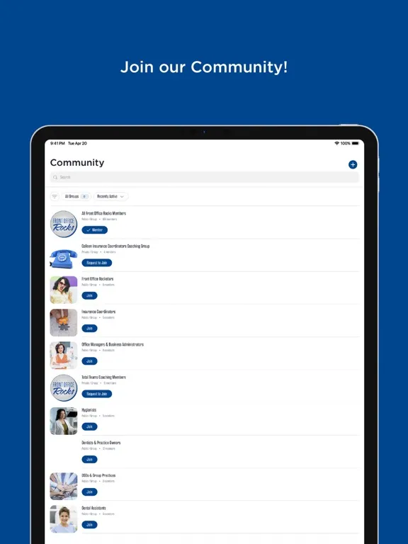 ภาพหน้าจอของ Front Office Rocks iPad 