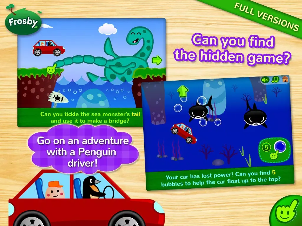Frosby Learning Games FREE iPad  स्क्रीनशॉट