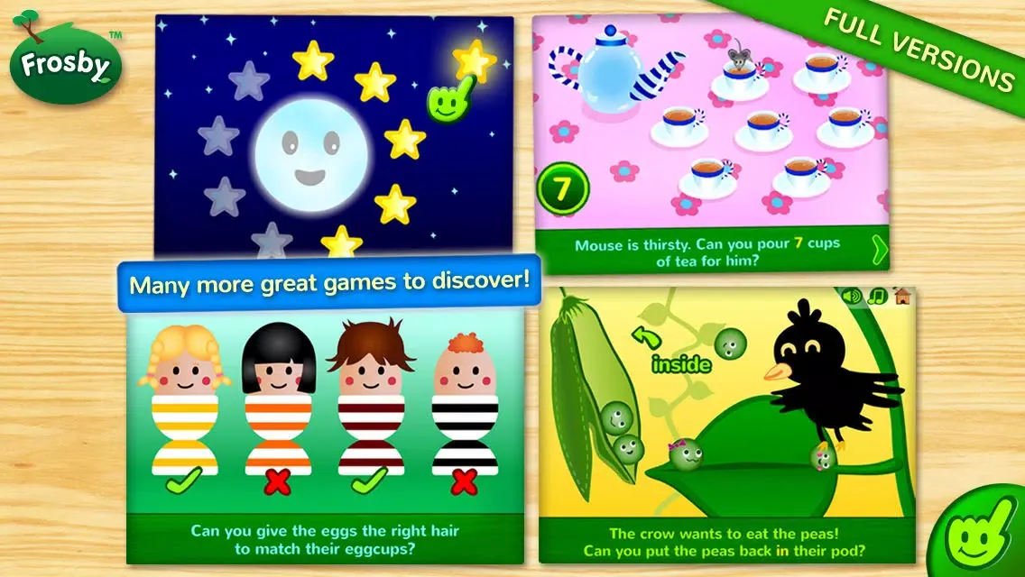 Frosby Learning Games FREE स्क्रीनशॉट