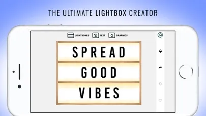 ภาพหน้าจอของ Text Maker - LED Lightbox