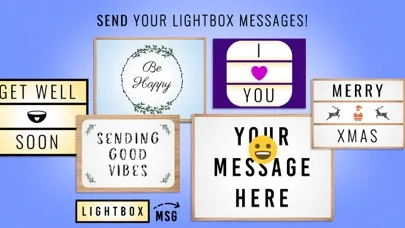 ภาพหน้าจอของ Text Maker - LED Lightbox