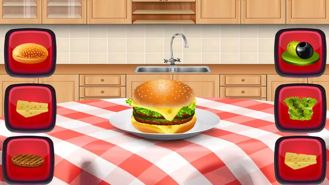 Kids Burger & Cupcake Mania应用截图