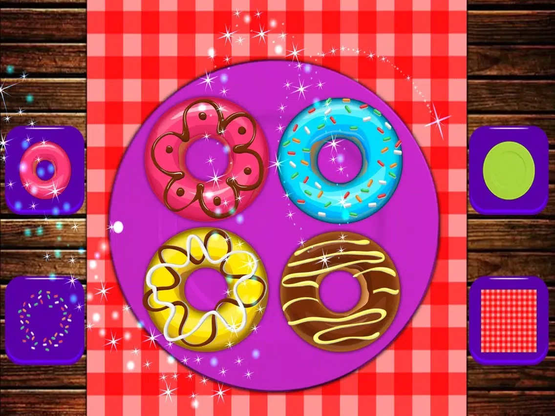 Tangkapan skrin Lunch Box Maker- Donuts Shop iPad 