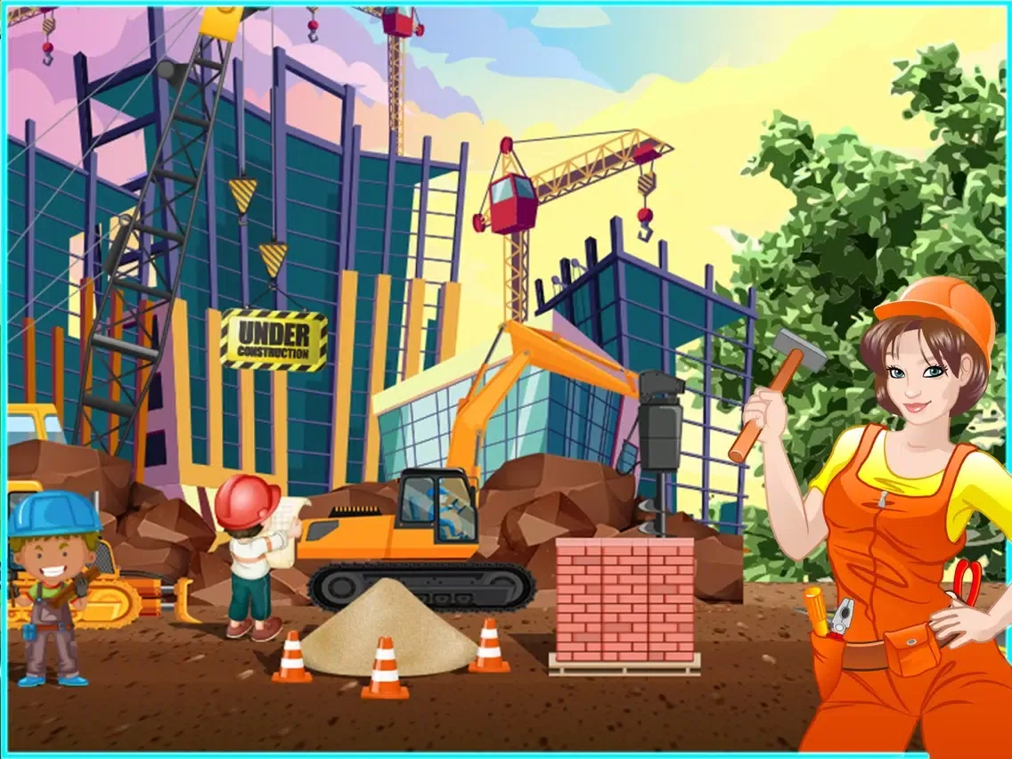 City Supermarket Construction iPad  Screenshots