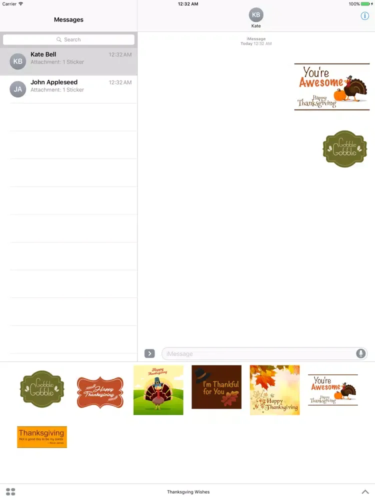تصاویر Thanksgiving Wishes iPad 