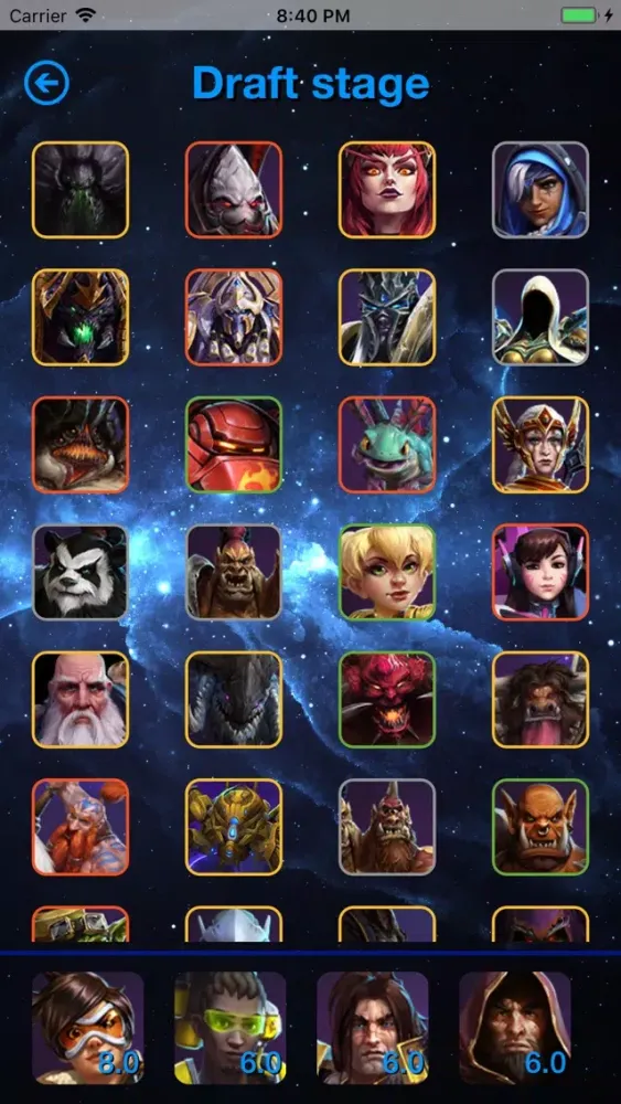 Captures d'écran de HotS Picker Assistant