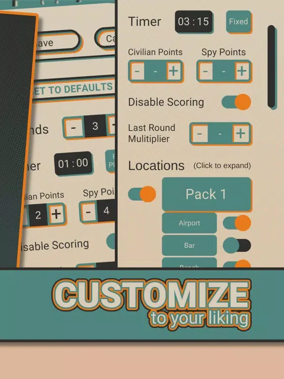 Zrzuty ekranu Mystery Spy - Spyfall Game iPad 