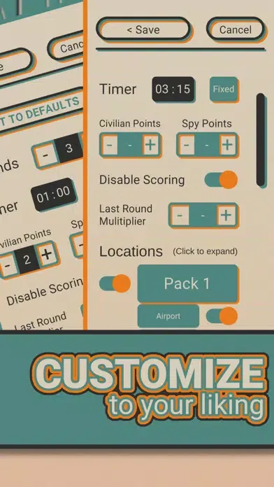 Zrzuty ekranu Mystery Spy - Spyfall Game