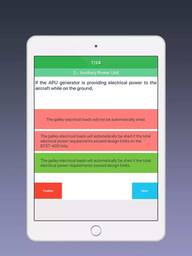 Boeing 737 - Test iPad 應用截圖