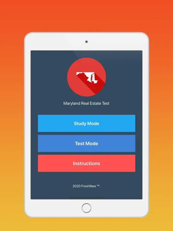 Maryland - Real Estate Test iPad  스크린샷