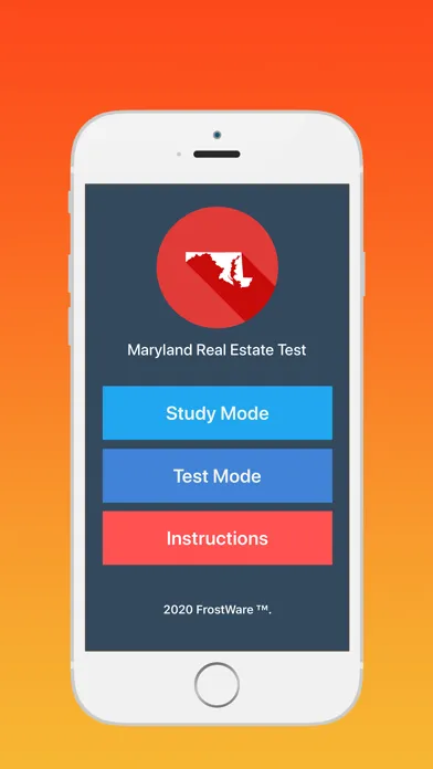 Maryland - Real Estate Test 스크린샷