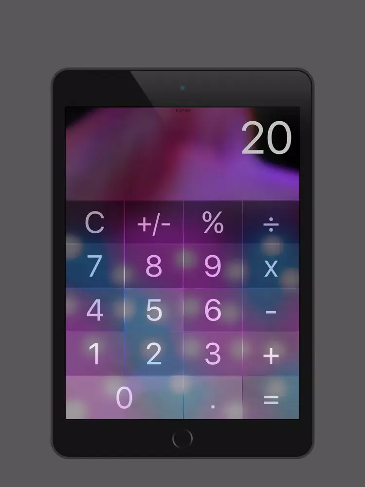 Zrzuty ekranu Calculator HD Colors iPad 
