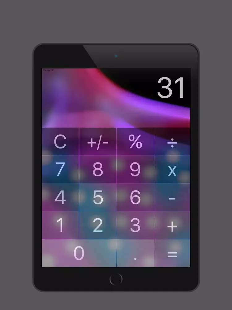 Zrzuty ekranu Calculator HD Colors iPad 