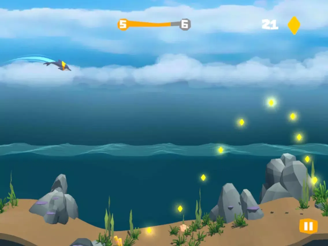 Jumping Dolphin iPad  スクリーンショット