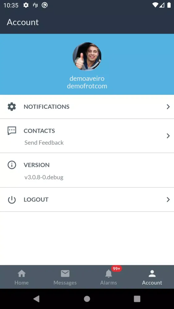 Frotcom Fleet Manager Screenshots
