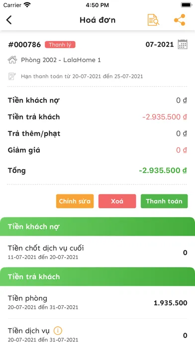 LalaHome - Quản lý nhà trọ スクリーンショット