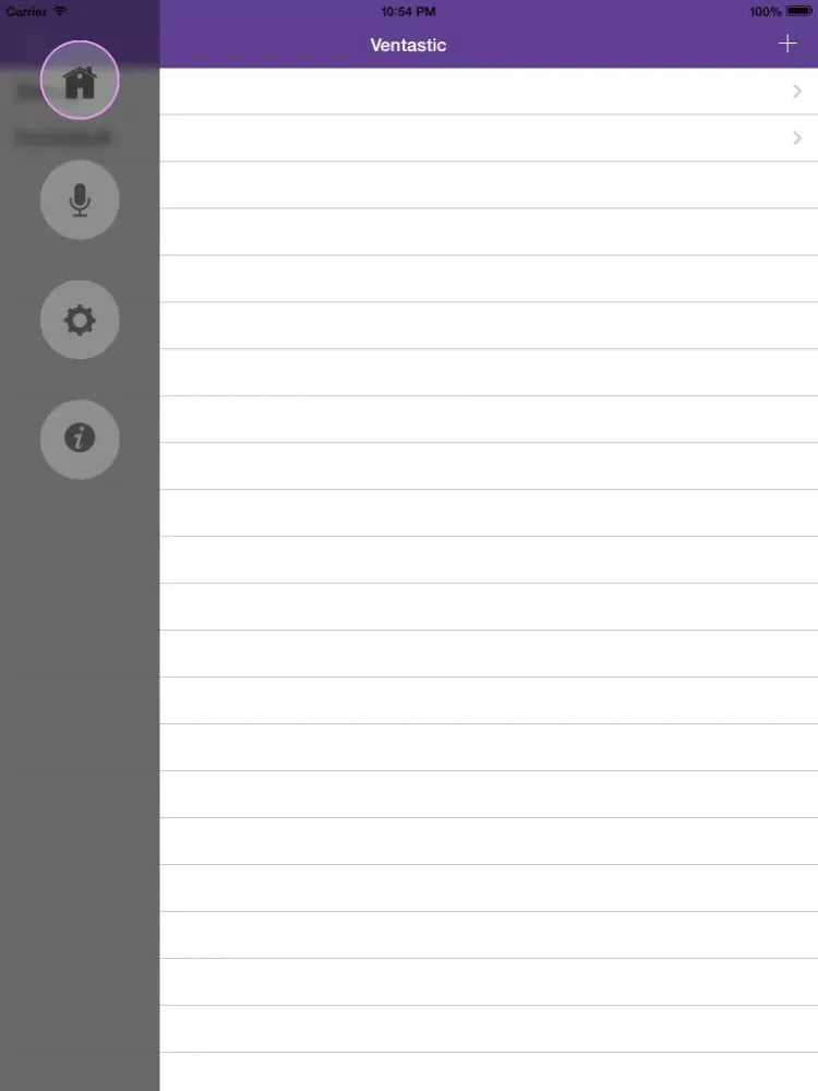 Ventastic iPad 应用截图