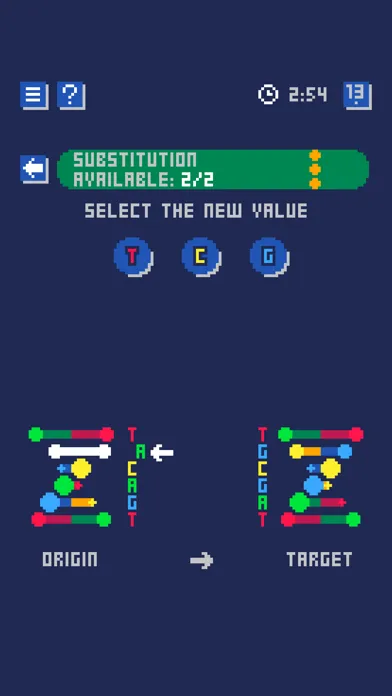 Capturas de pantalla de DNA Mutations Puzzles