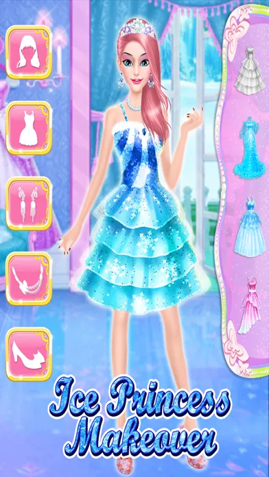 Ice Queen Salon - girls makeover games应用截图