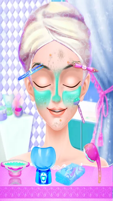 Ice Queen Salon - girls makeover games应用截图