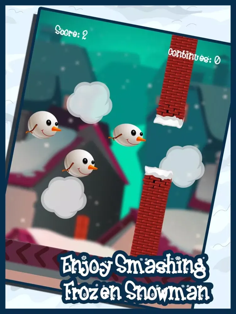 ภาพหน้าจอของ A Frozen Snowman Smash iPad 