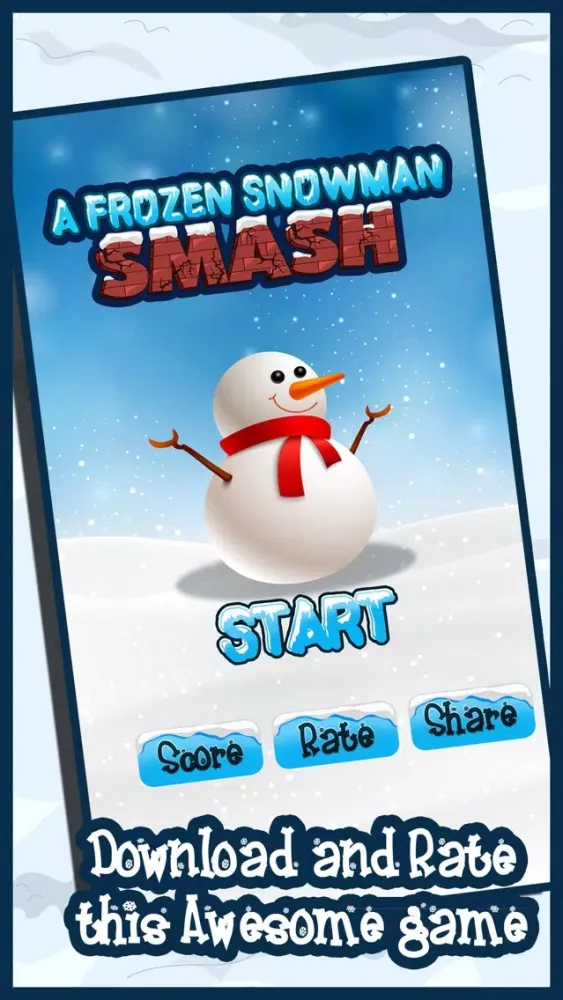 ภาพหน้าจอของ A Frozen Snowman Smash
