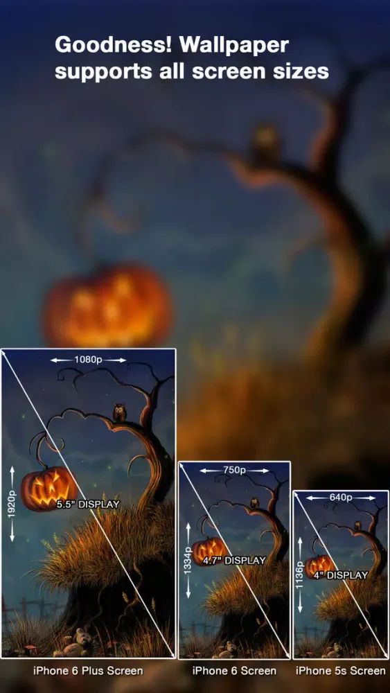 Capturas de pantalla de Halloween Wallpapers HD ™