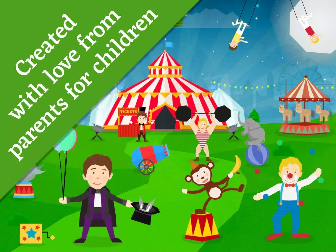 صور Your Circus: Kids App with Clowns and Animals iPad 